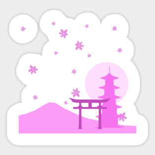 Japanese culture Sticker